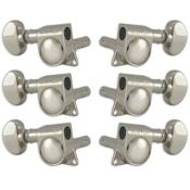 Hipshot Mini half moon guitar tuner button NICKEL (x6)