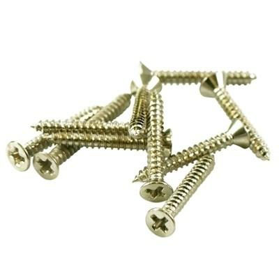 10 VIS A BOIS ENTOURAGE HUMBUCKER NICKEL TETE PLATE 16x2mm