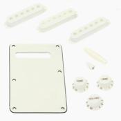 KIT PLASTIQUE STRAT BLANC ALLPARTS