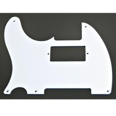 GAUCHER PICKGUARD TELE BLANC MAT 1 PLI H HUMBUCKER WD