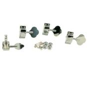 4 MECANIQUES BASSE 4 CORDES 4L VIEILLES GIBSON BOUTONS ELEPHANT CHROME