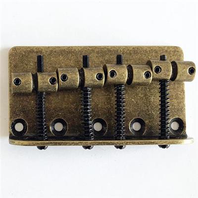 CHEVALET BASSE 4 CORDES VINTAGE ANTIQUE BRASS