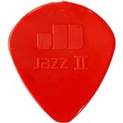 6 MEDIATORS DUNLOP JAZZ II ROUGES 1.18mm