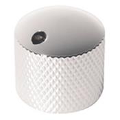 1 BOUTON DOME ROUND SATIN CHROME WARWICK 18x17x6mm