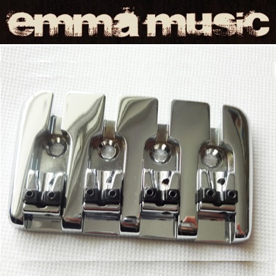 CHEVALET BASSE 4 CORDES CHROME PONTETS INDEPENDANTS