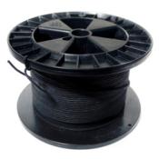 BOBINE FIL CABLAGE VINTAGE COTON NOIR 90 METRES GAVITT