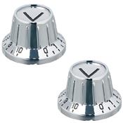 2 BOUTONS CHROME FRAMUS VOLUME 00016V