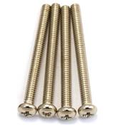 4 VIS REGLAGE HUMBUCKER METRIQUE NICKEL 34x2.90mm