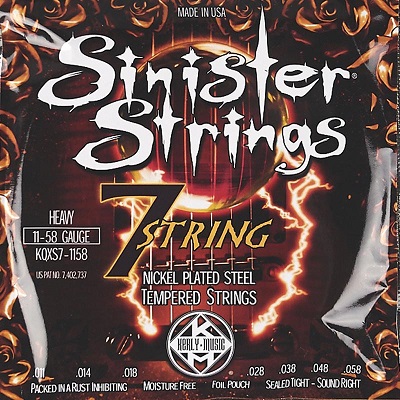 CORDES ELECTRIQUE 7 CORDES KERLY KUES KQXS-1158