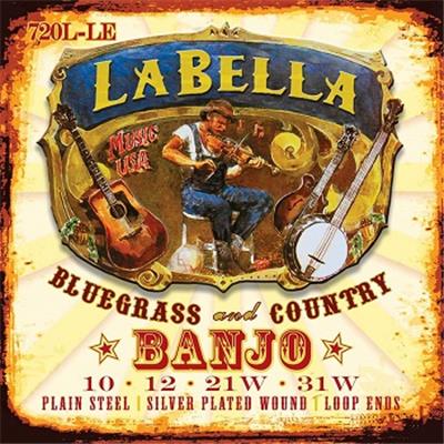 La Bella Acoustic Folk string set tenor banjo 720L-LE