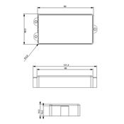 MICRO BASSE 4 CORDES DELANO MUSIC MAN MC4 AL DUAL COIL ALNICO 5 HUMB