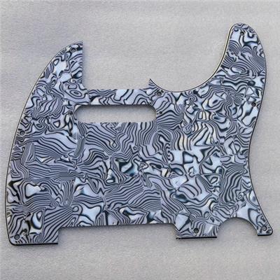 PICKGUARD TELECASTER STANDARD BLACKWHITE SHELL