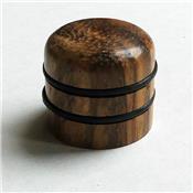 1 BOUTON DOME ZEBRAWOOD GRIP 6mm