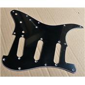 GAUCHER PICKGUARD SSS VINTAGE '62 NOIR 3 PLIS