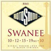 JEU DE CORDES CORDES ROTOSOUND RS65 SWANEE 010-019 BANJO 5 CORDES