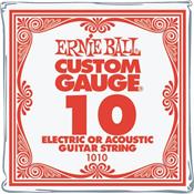 6 CORDES A L'UNITE ERNIE BALL SLINKY GAUGE 10