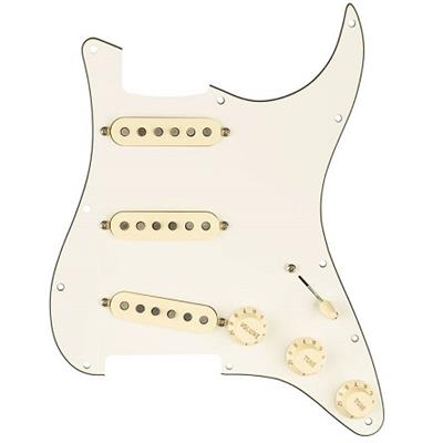 PICKGUARD STRAT SSS PRE-ASSEMBLE FENDER CS 69 PARCHEMIN