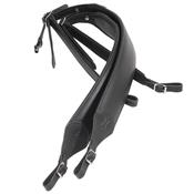 COURROIES LEVY'S ACCORDEON CUIR REMBOURRE NOIR