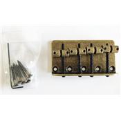 CHEVALET BASSE 4 CORDES VINTAGE ANTIQUE BRASS