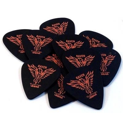 12 MEDIATORS CLAYTON BLACK RAVEN .63mm