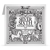 1 CORDE A L'UNITE GUITARE CLASSIQUE ERNIE BALL SILVER NYLON MI GRAVE