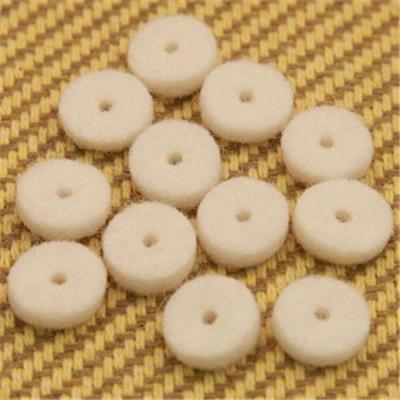 2 FEUTRES ATTACHE-COURROIE BLANCS