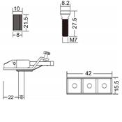 FLOYD ROSE CHROME DOUBLE LOCK