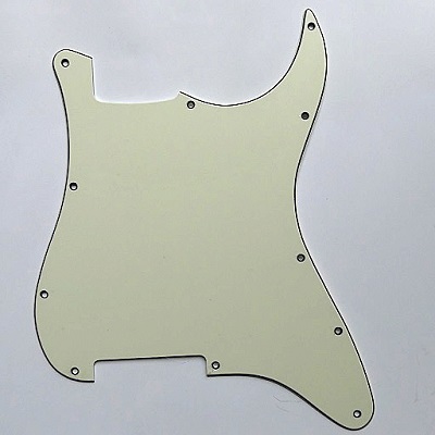 PICKGUARD STRAT 62 NON PERCE PARCHEMIN