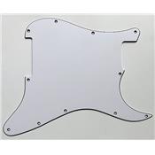 PICKGUARD STRAT 62 NON PERCE BLANC 3 PLIS