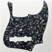 PICKGUARD JAZZ BASS 5 CORDES BLACK PEARL 4 PLIS