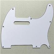 PICKGUARD STANDARD TELE 62 BLANC 3 PLIS