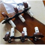 SCHALLER HAUSER GRANDTUNE CLASSIC BLACK SATIN SNAKEWOOD AXES BLANCS