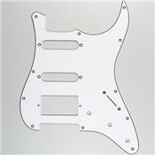 PICKGUARD SSH BLANC 3 PLIS HUMBUCKER AVEC CAPOT HOSCO