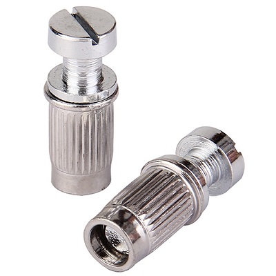 PAIRE DE RIVETS POUR CORDIER CHROME METRIQUE