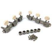 MECANIQUES 3x3 GOTOH SUR PLATEAU NICKEL BOUTONS OLD WHITE RELIC
