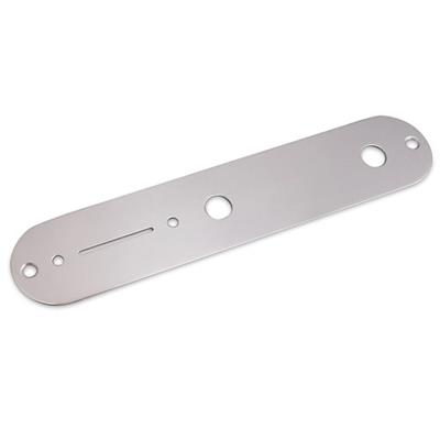 PLAQUE CONTROLE TELECASTER SATIN CHROME US + VIS 34mm/9.6mm