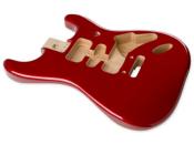 CORPS FENDER DELUXE SERIES STRAT HSH CANDY APPLE RED