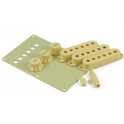 KIT STRAT VINTAGE PLASTIQUE FENDER AGED WHITE (0991368000)