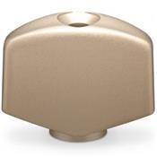 1 BOUTON DE MECANIQUES SCHALLER 1-SP 6L SATIN PEARL + VIS