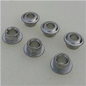 6 RONDELLES DE MECANIQUES A ENFONCER NICKEL 10.2x14x7.8mm