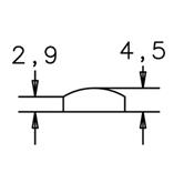 1 BLOC CORDES SILLET TETE FLOYD ROSE NOIR