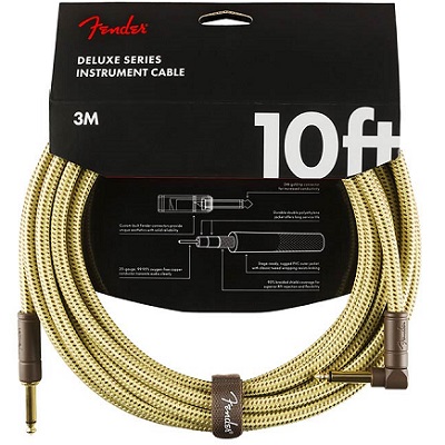 CABLE DROIT/COUDE FENDER DELUXE TWEED 3 mètres