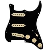 PICKGUARD STRAT SSS PRE-ASSEMBLE FENDER 57/62 NOIR