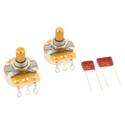 KIT FENDER TELECASTER 2 POTENTIOMETRES + 2 CONDOS