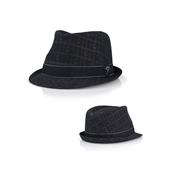CHAPEAU FENDER AXE PLAID FEDORA L/XL