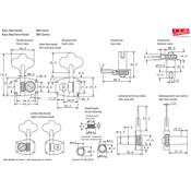 SCHALLER BASSE 4 en ligne BM SCHALLER NICKEL REVERSIBLES