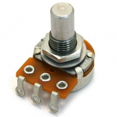 ALPHA Potentiometer, Small size, A250K 15mm Solid shaft