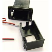 RANGEMENT VERTICAL POUR PILE 9V VIS DESSUS