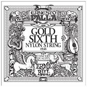 1 CORDE A L'UNITE GUITARE CLASSIQUE ERNIE BALL GOLD MI GRAVE