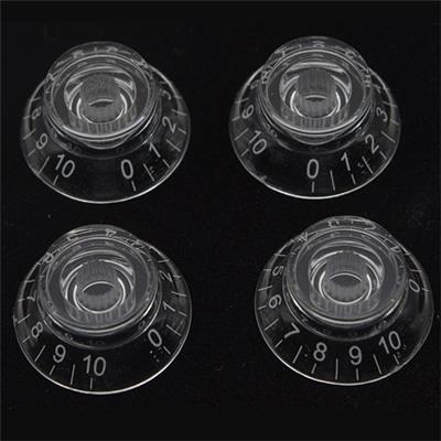 4 BOUTONS HAT TRANSPARENTS US NUMEROS BLANCS